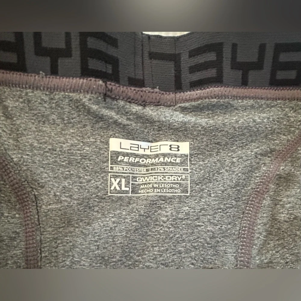 Layer 8 Gray Athletic Boxer Briefs  men new